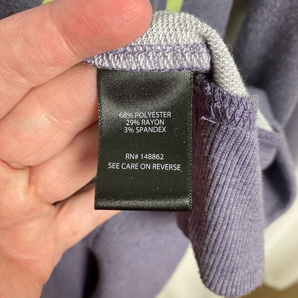 Torrid Purple Lightning Bolt Lightweight French Terry Sweatshirt Sz.4 - Picture 12 of 14